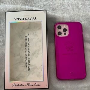 Velvet Caviar Neon Purple iPhone 12 Pro Max Case